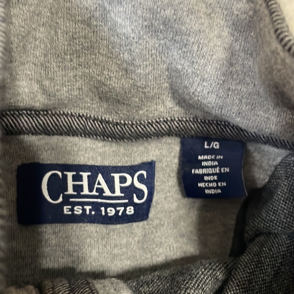 Gray Chaps Quarter Zip - image 2
